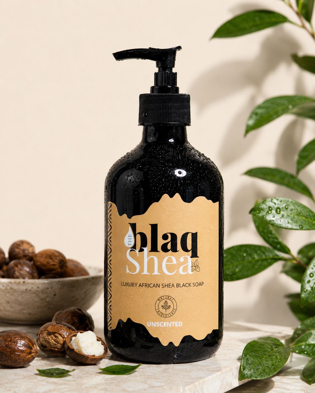 Packaged Blaq Shea product prepared for commercial markets